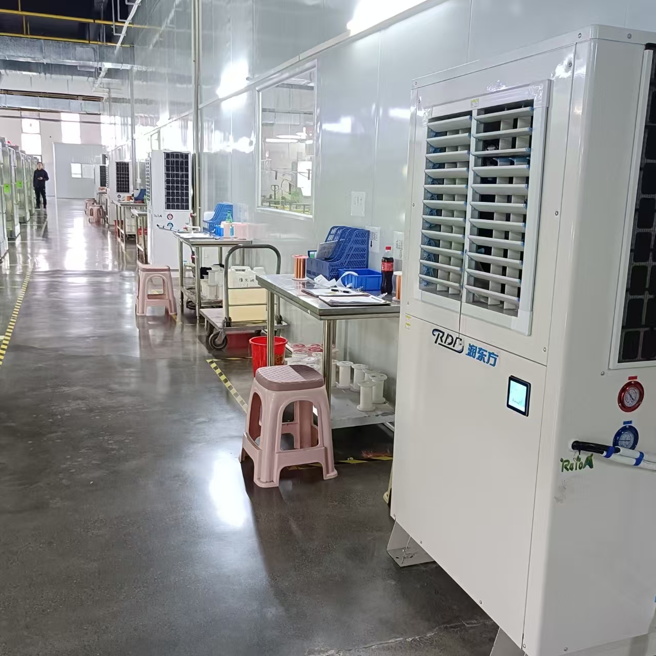 车间降温用工业省电空调的优势多，车间降温设备找盛秦风